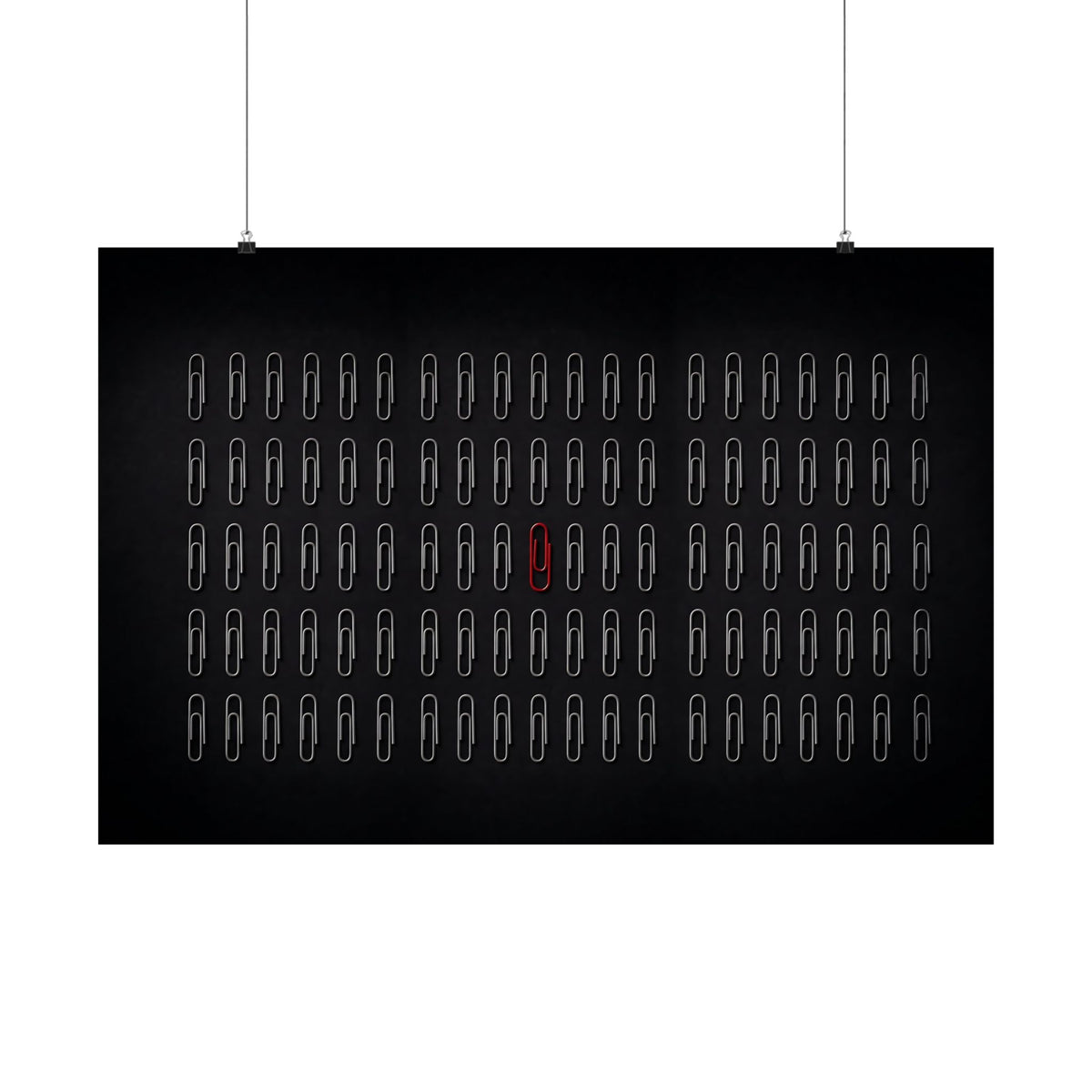 Against the Grid - Office Wall Art | Matte Poster (Landscape)