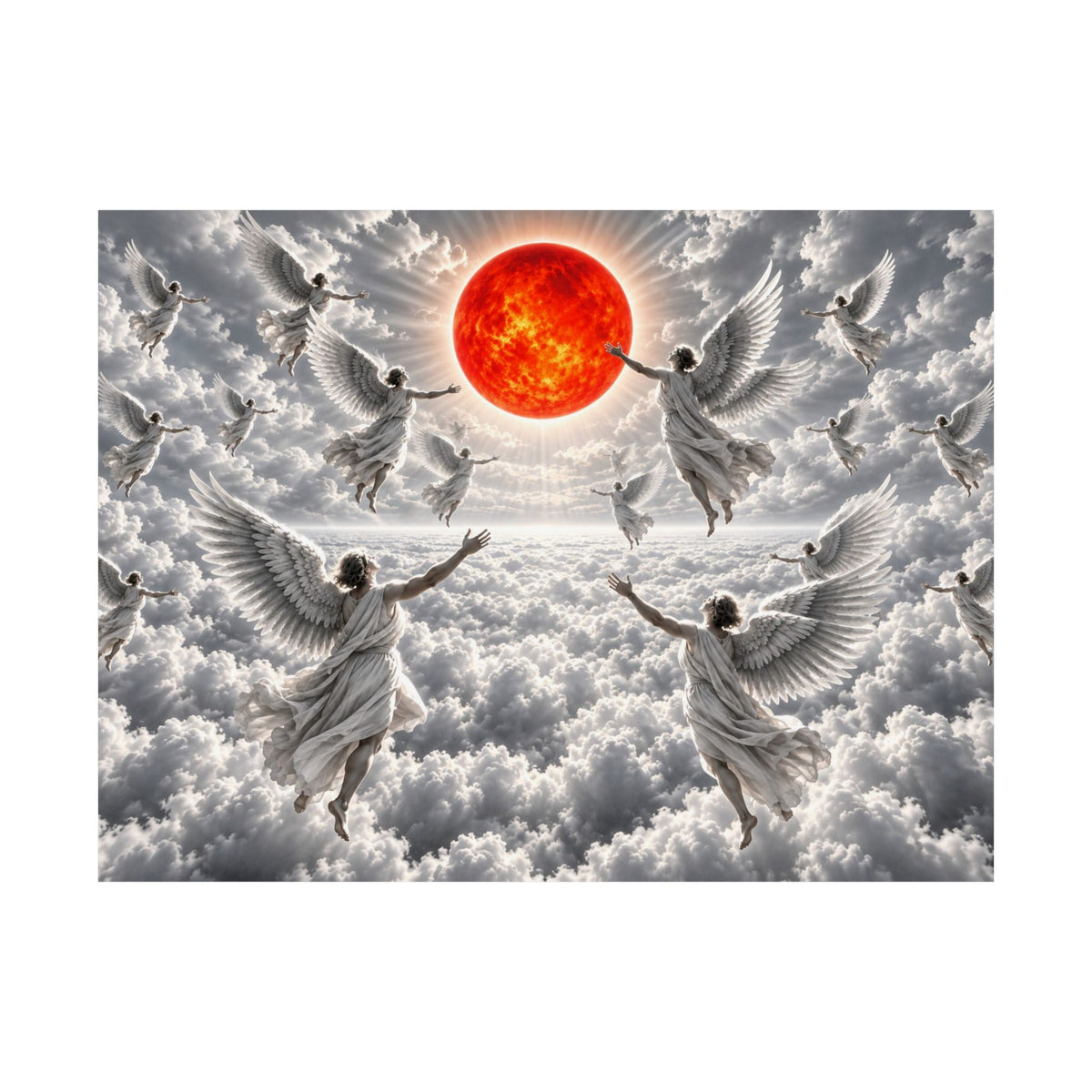 Angels - Christian Wall Art | Matte Poster (Landscape)