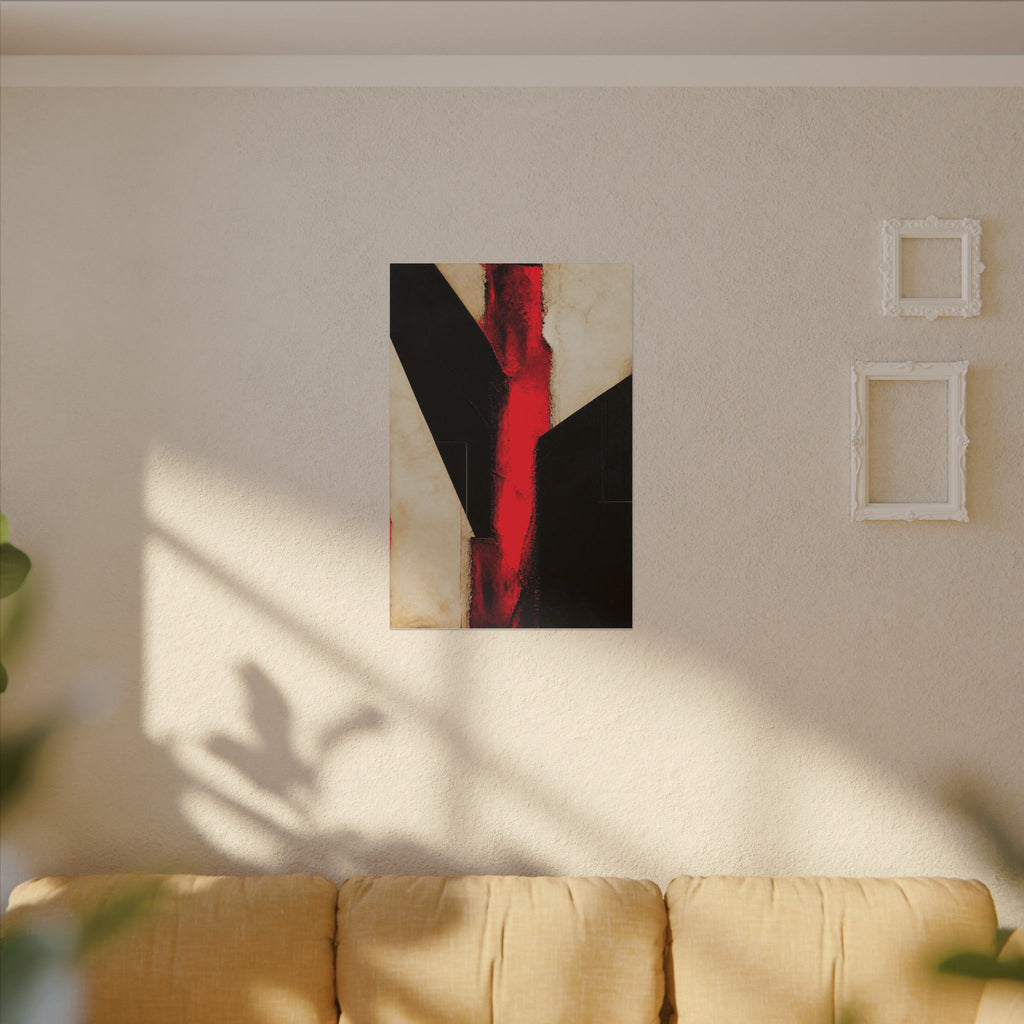 Controlled Fire - Red Wall Decor | Canvas