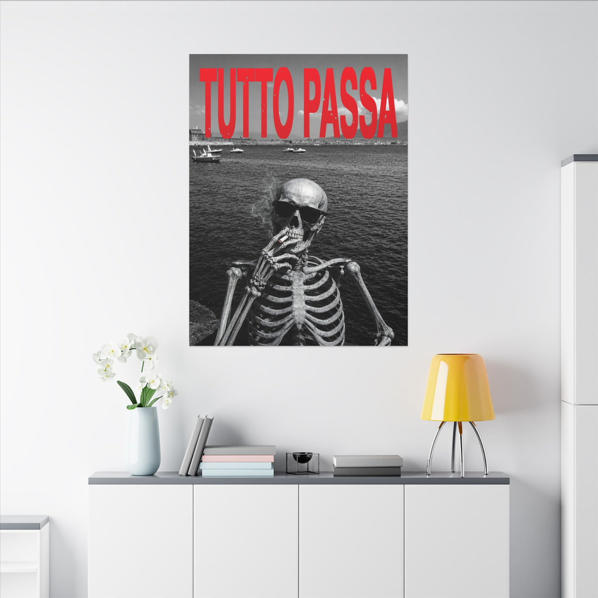 Tutto Passa - Skeleton Painting | Canvas