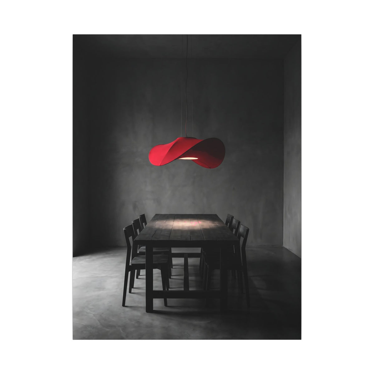 The Light Over the Table - Dining Room Wall Art | Canvas