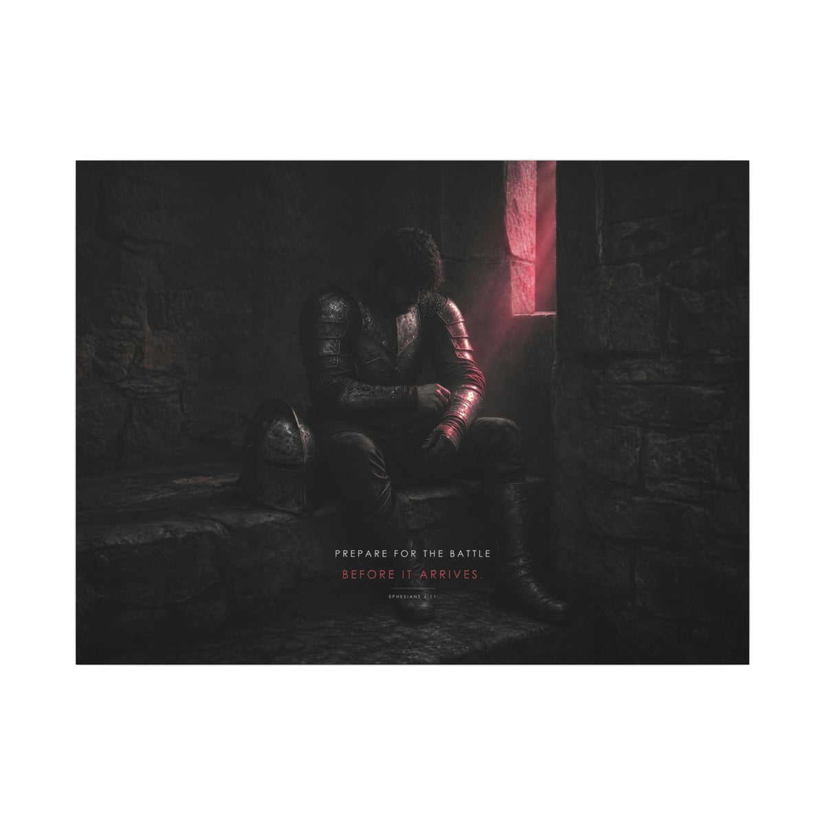Before the Battle - Armor of God Wall Art | Canvas (Landscape)