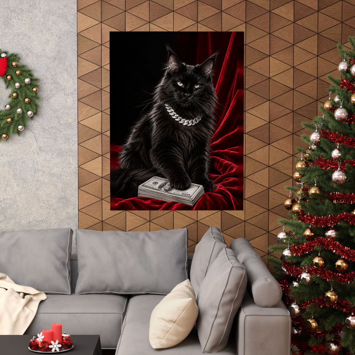 Cat Cash - Meme Wall Art | Matte Poster
