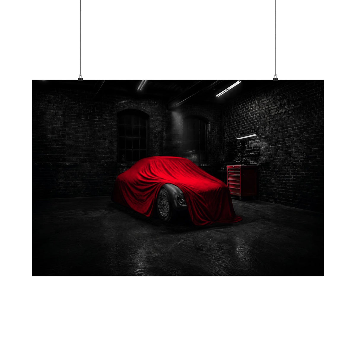 The Project - Car Cover Wall Art | Matte Poster (Landscape)
