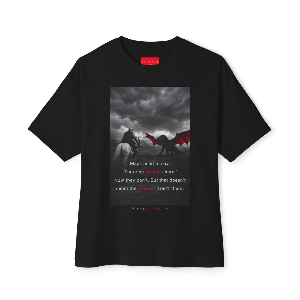 There Be Dragons | Heavyweight Tee (Front + Back)