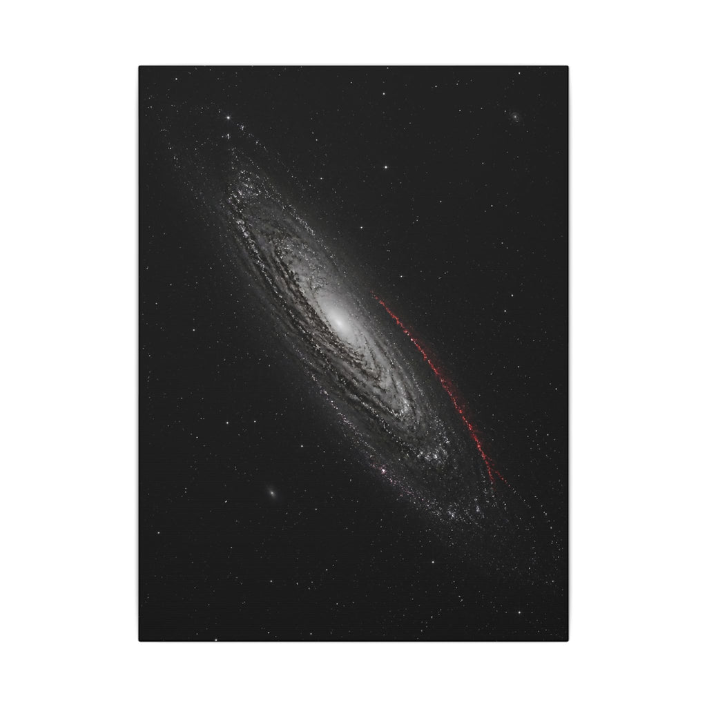 Crimson Orbit - Space Wall Art | Canvas