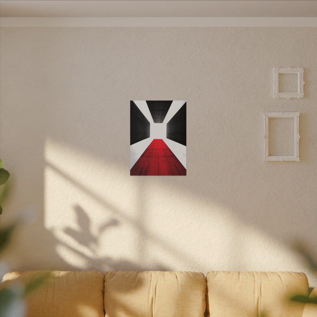 The Red Facade - Red Wall Decor | Canvas