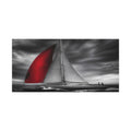 Red Sail - Large Wall Art for Bedroom | Canvas (Panoramic)