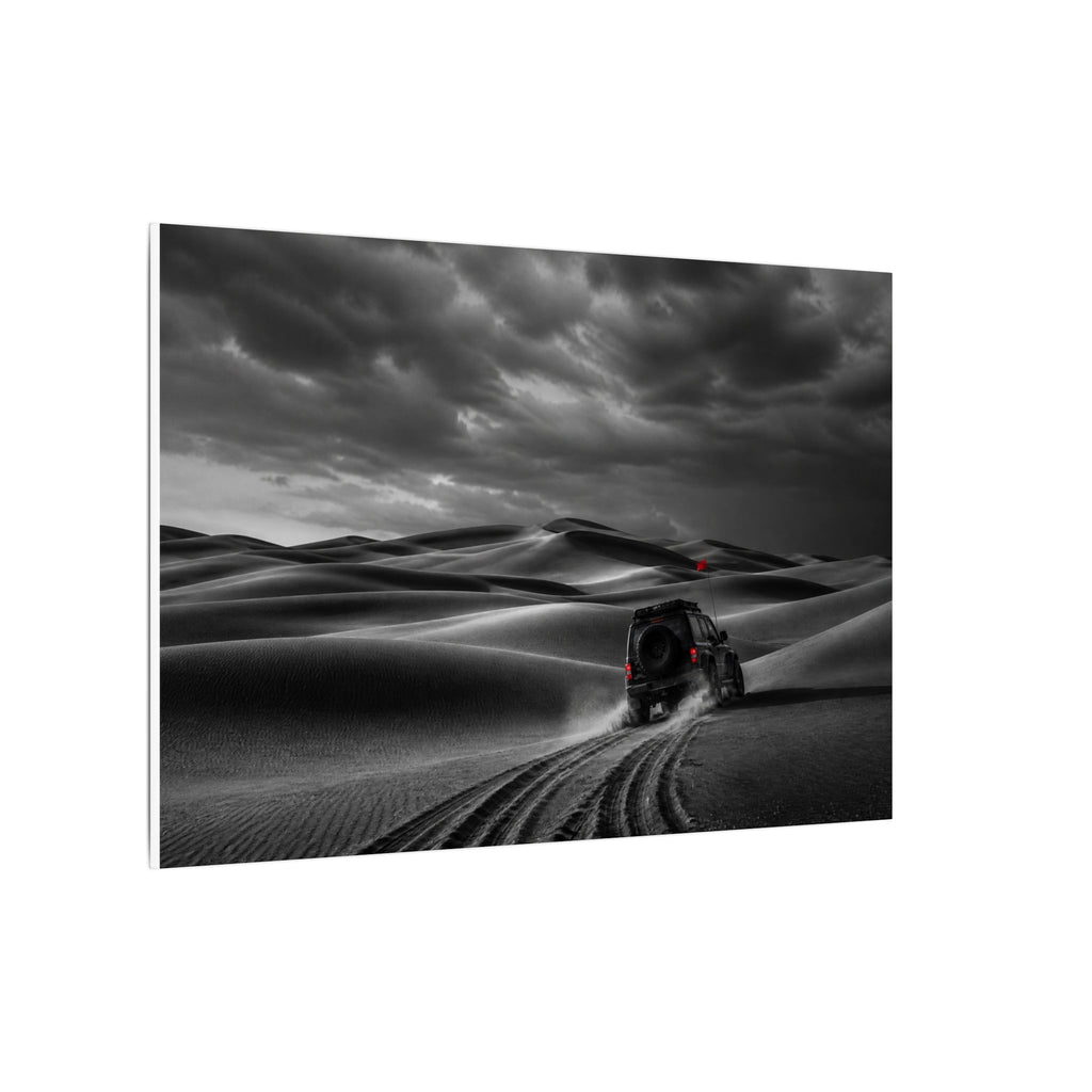 Go Beyond the Road - Minimalist Bedroom Wall Art | Canvas (Landscape)