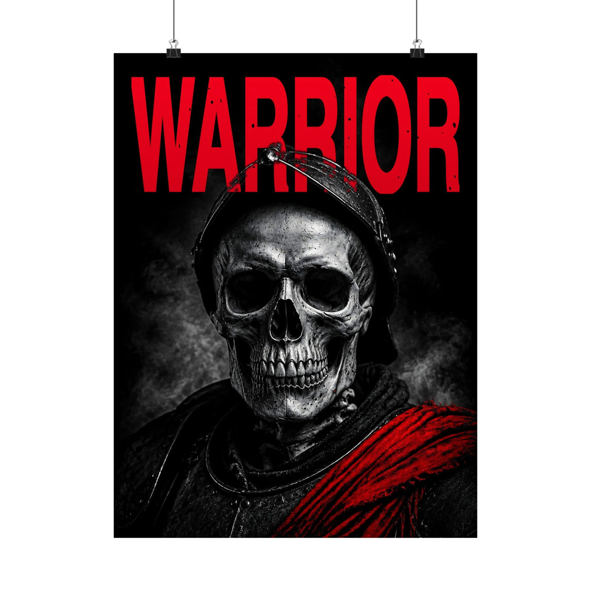 Warrior - Skull Painting | Matte Poster