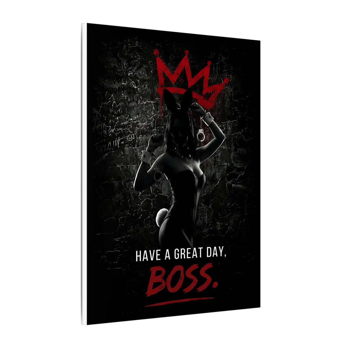 Great Day, Boss - Dark Humor Wall Art | Canvas
