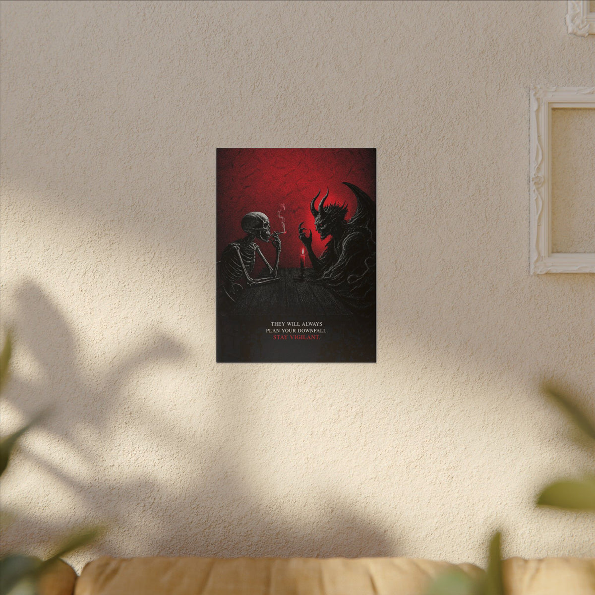 Stay Vigilant - Dark Wall Art | Canvas