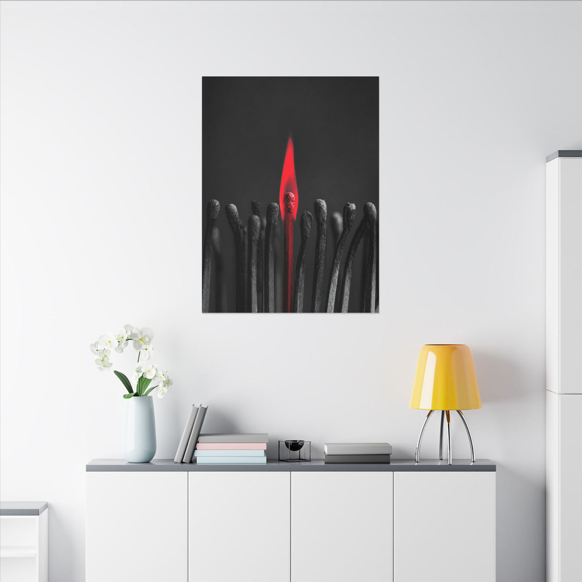 The One Still Burning - Office Wall Art For Men | Canvas