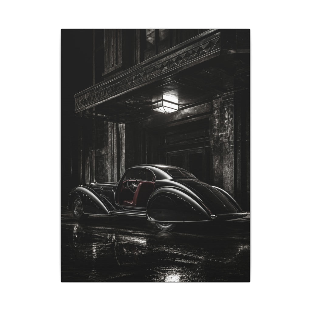 Art Deco Coupe - Art Deco Car Wall Art | Canvas
