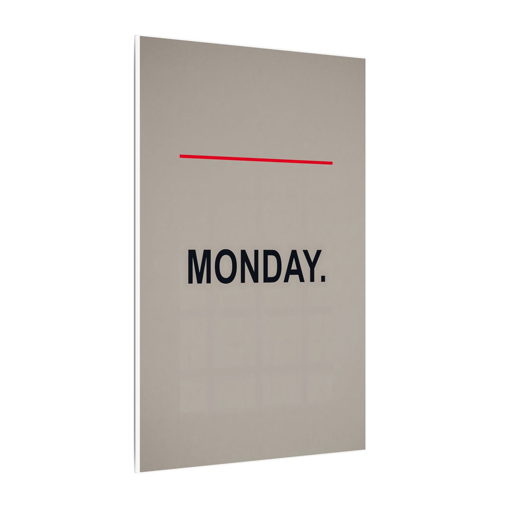 Monday - Office Wall Art | Canvas