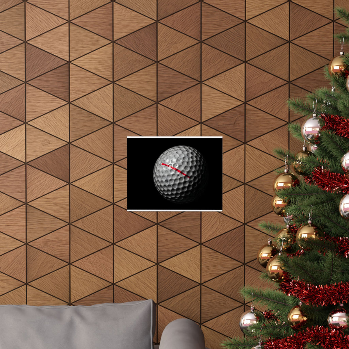 Still in Play - Golf Artwork | Matte Poster (Landscape)