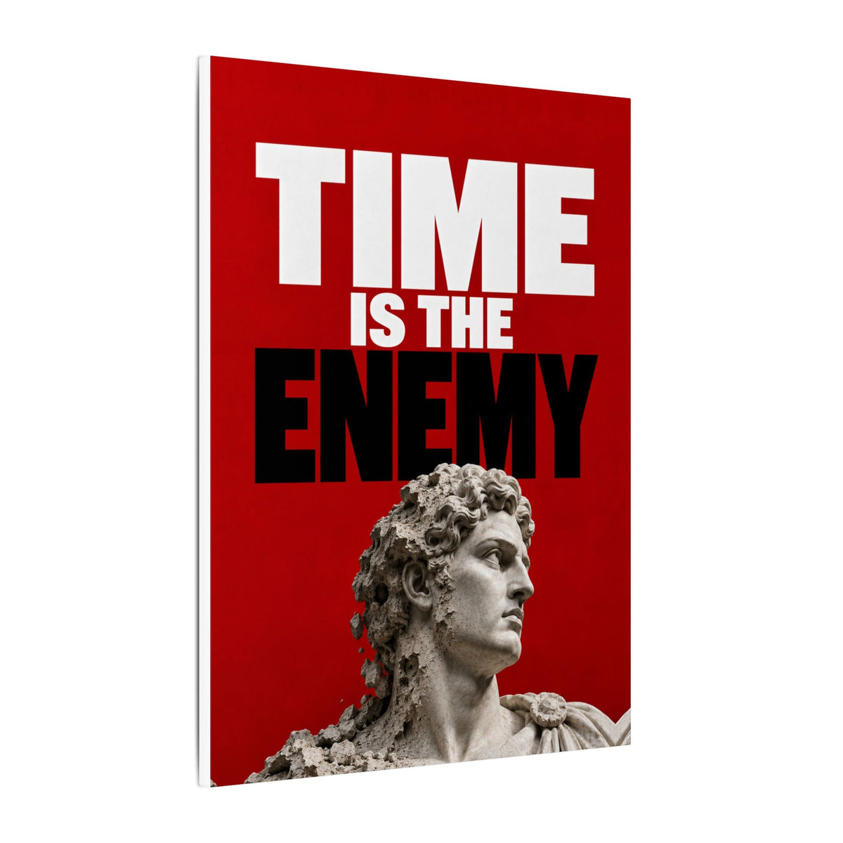 Time Is the Enemy - Motivational Wall Art | Canvas