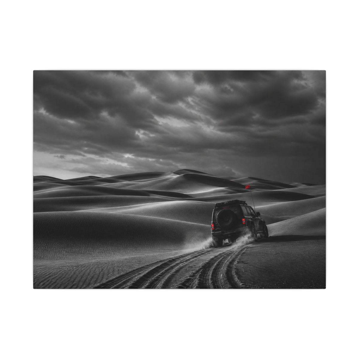 Go Beyond the Road - Minimalist Bedroom Wall Art | Canvas (Landscape)