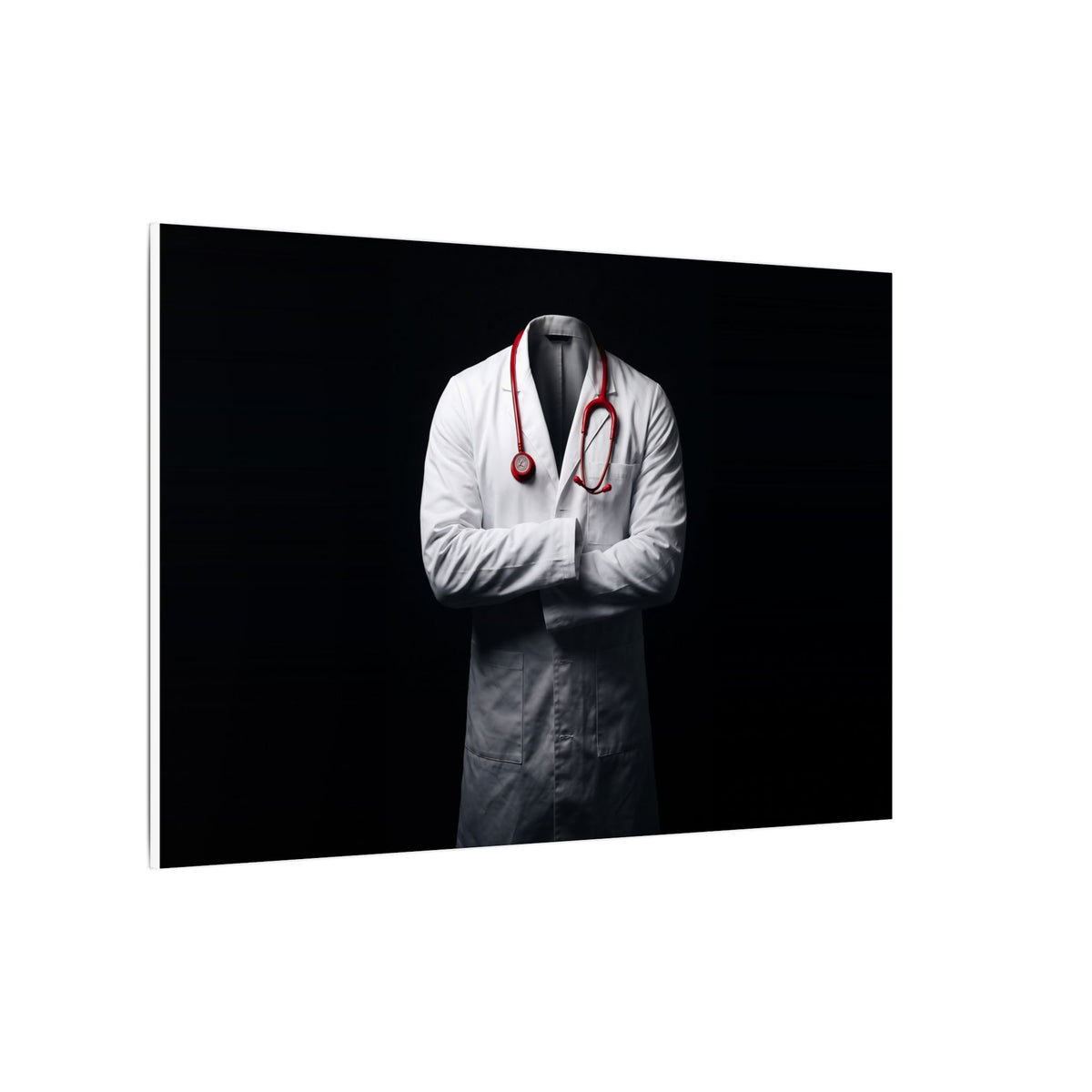 The White Coat - Doctor's Office Wall Art | Canvas (Landscape)