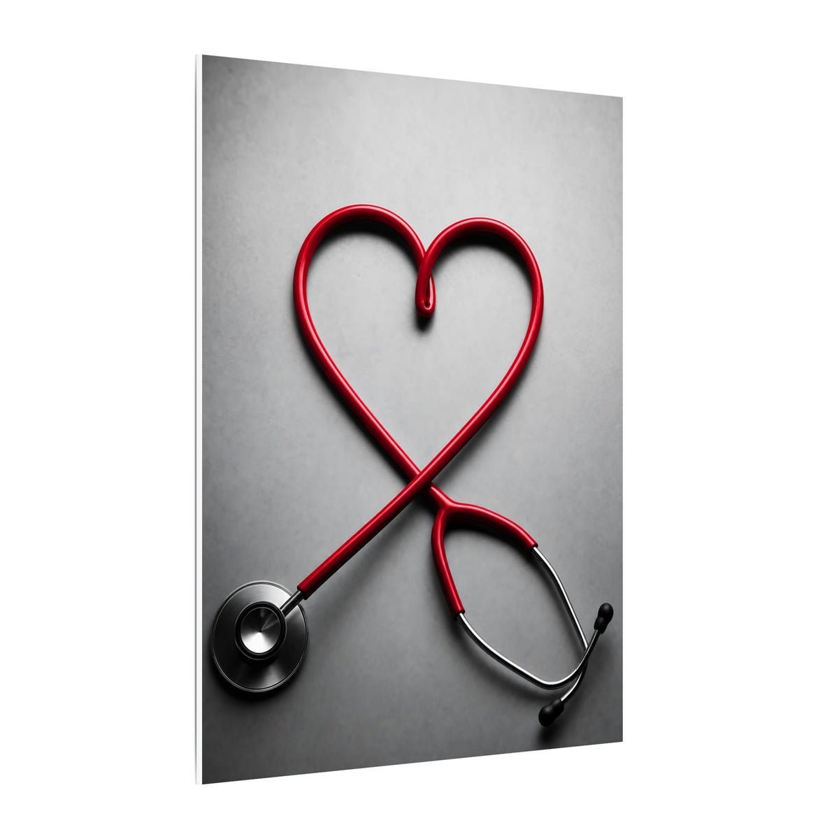 The Stethoscope Heart - Doctor's Office Wall Art | Canvas