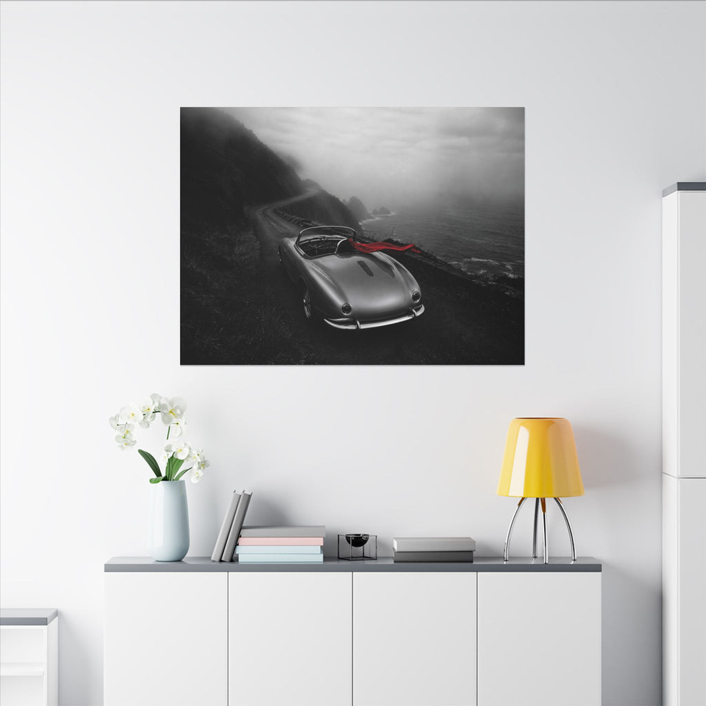 Coastal Roadster - Classic Car Wall Art | Canvas (Landscape)