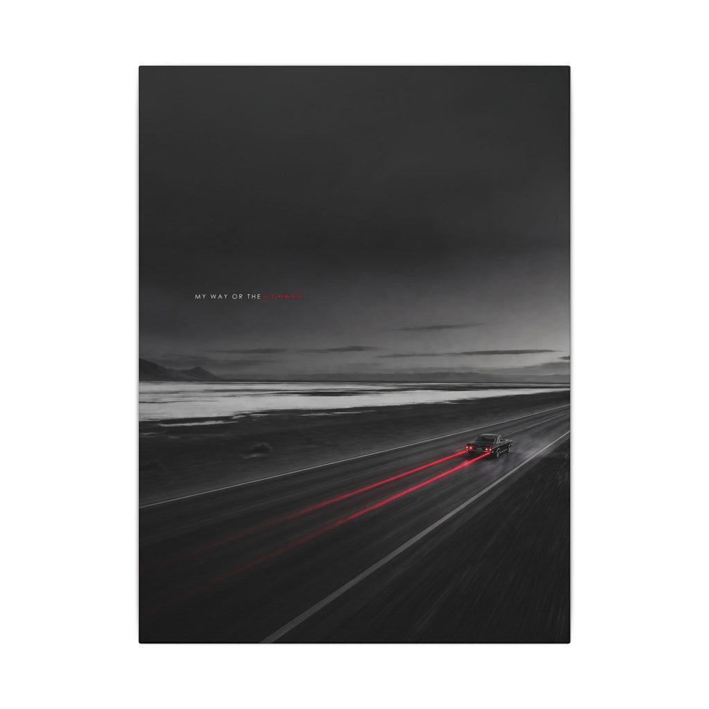 My Way or the Highway - Car Wall Art | Canvas