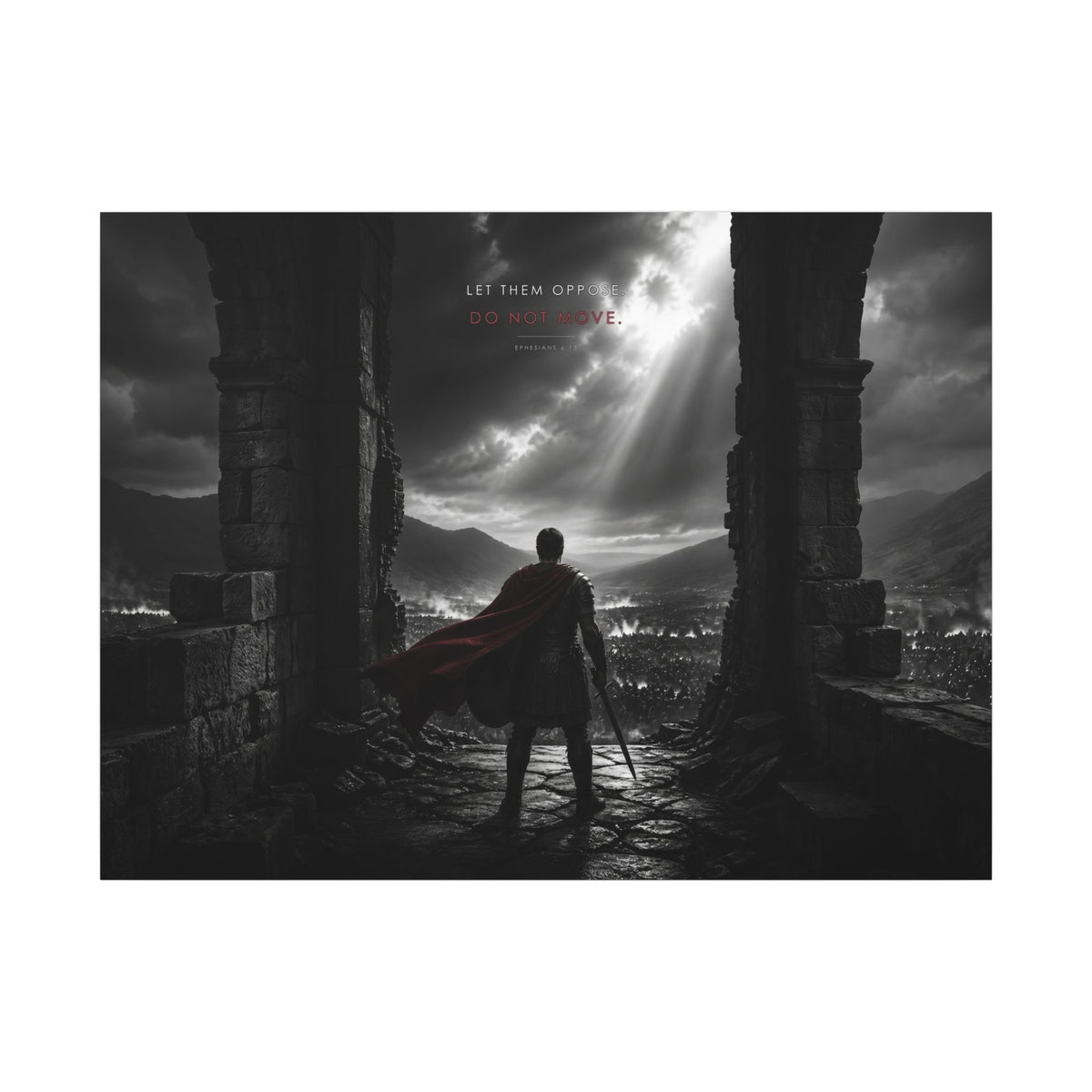 Stand Firm - Armor of God Wall Art | Canvas (Landscape)