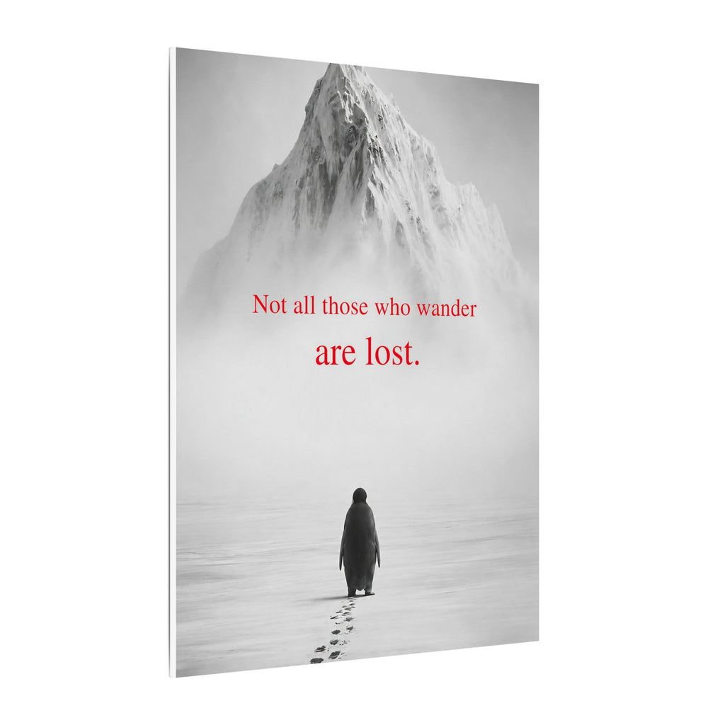 Not All Those Who Wander - Mountain Wall Art | Canvas