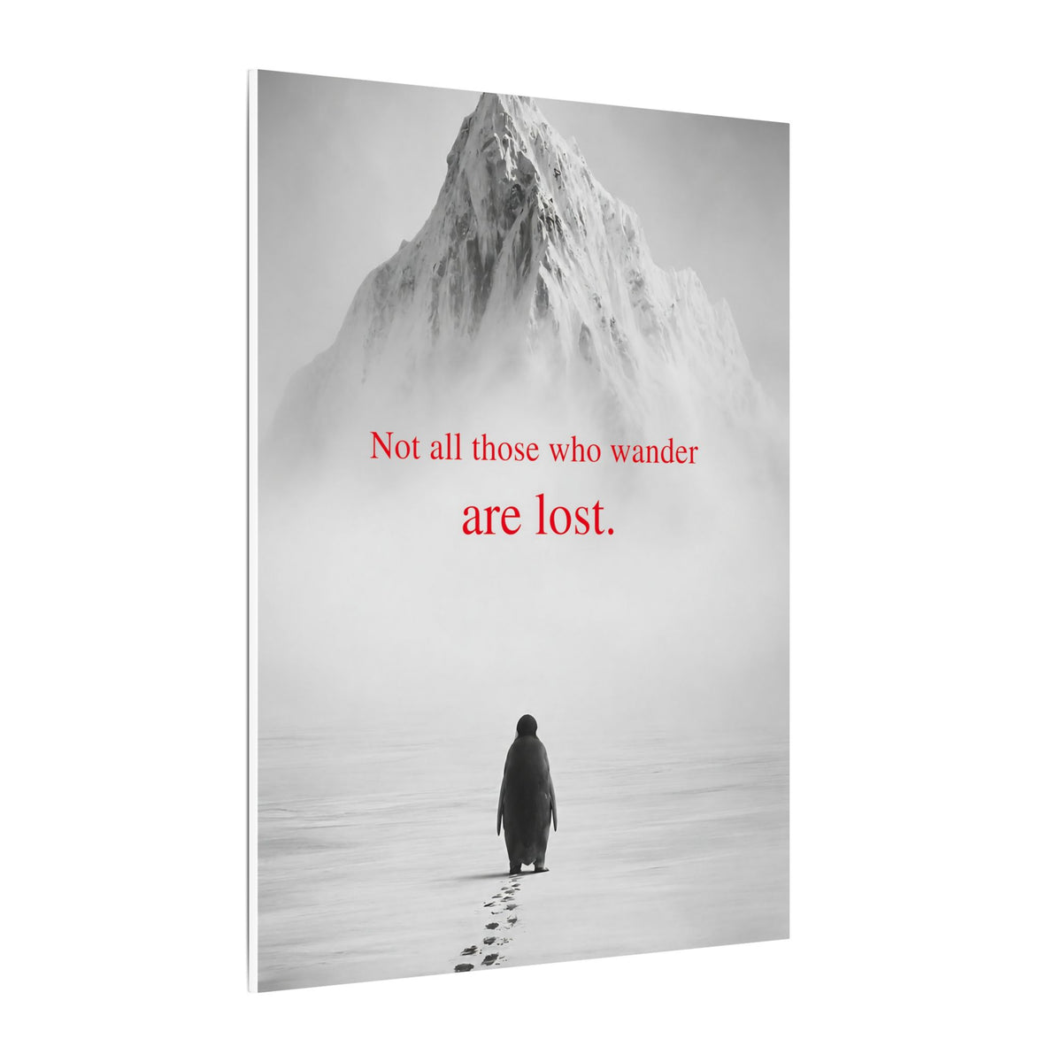 Not All Those Who Wander - Mountain Wall Art | Canvas