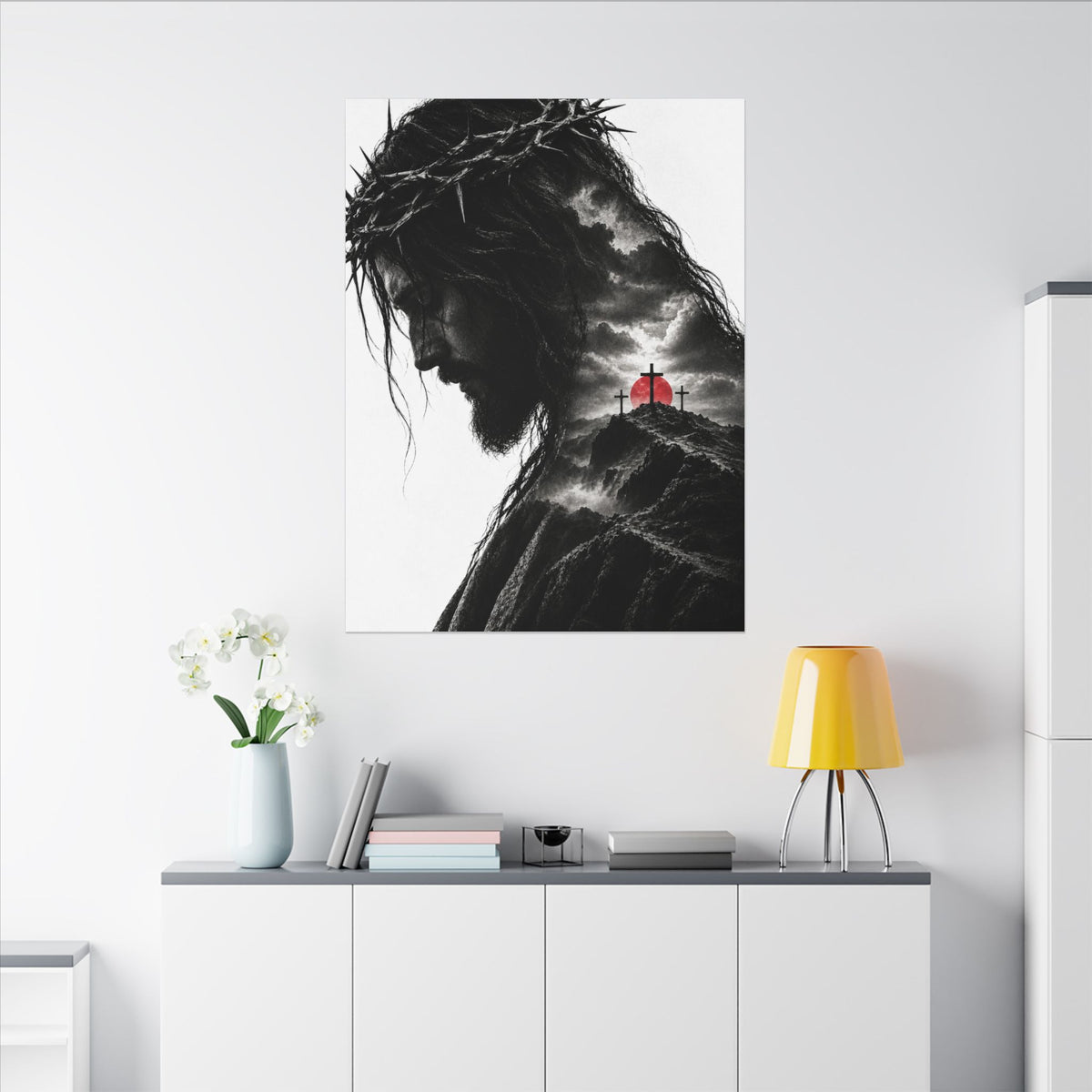 Three Crosses - Christian Wall Art | Canvas