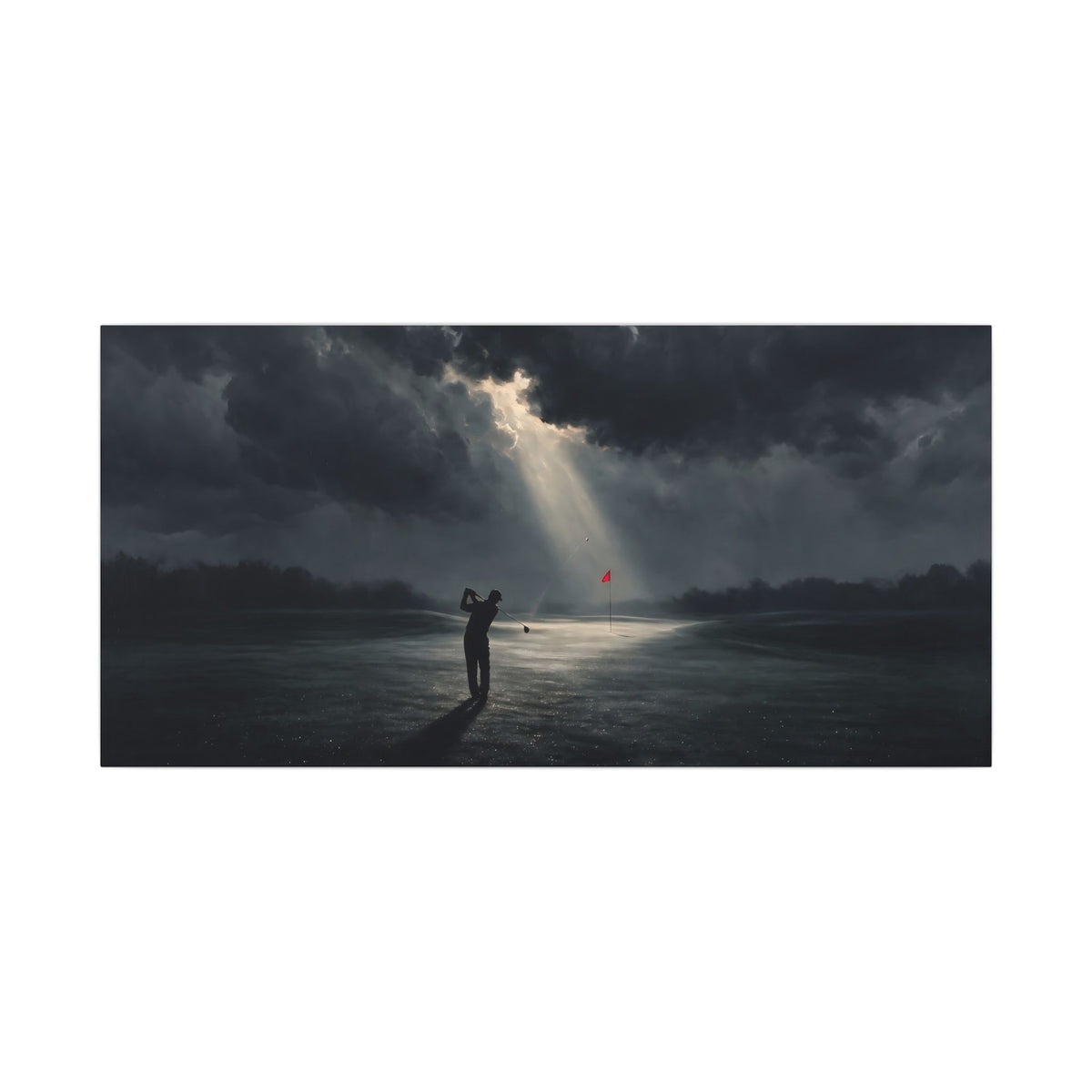 Dawn Patrol - Golf Art | Canvas (Panoramic)
