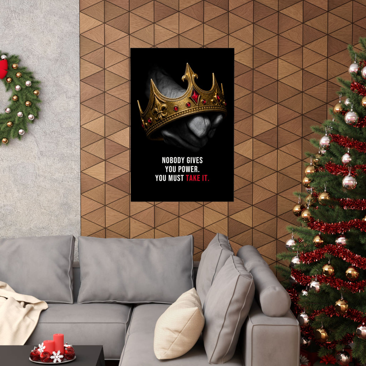 Take the Crown - King Wall Art | Matte Poster