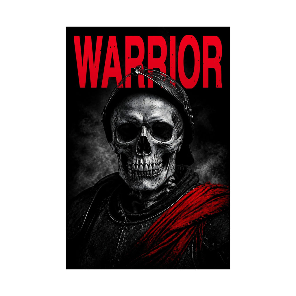 Warrior - Skull Painting | Matte Poster