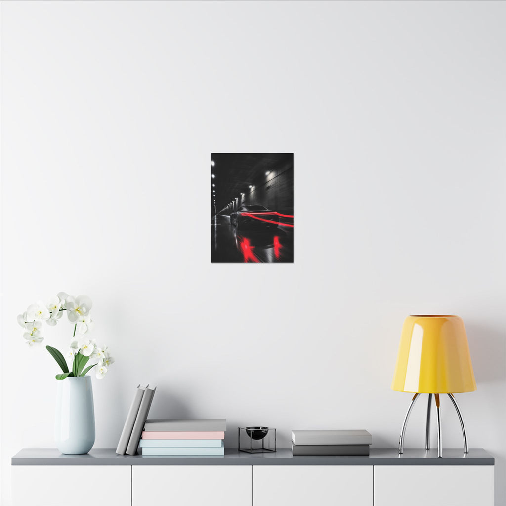 Redline Tunnel - Racing Wall Art | Canvas