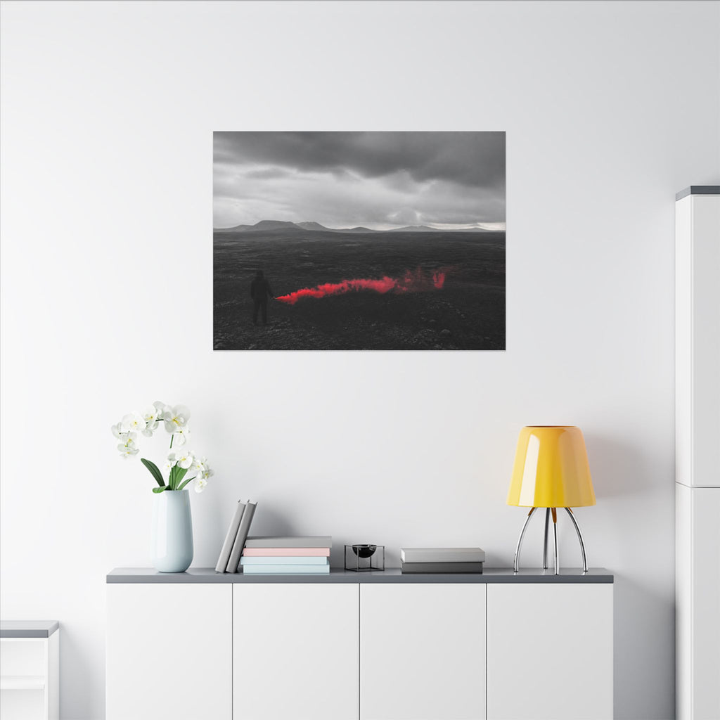 Refuse to Disappear - Above Bed Wall Art | Canvas (Landscape)