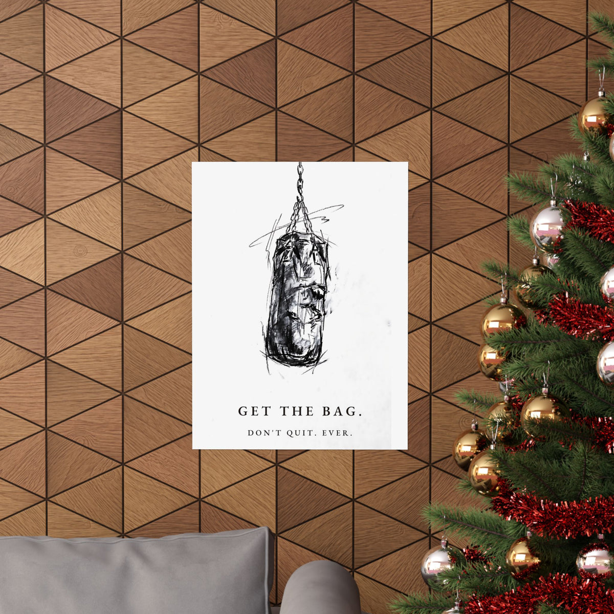 Get the Bag - Boxing Wall Art | Matte Poster
