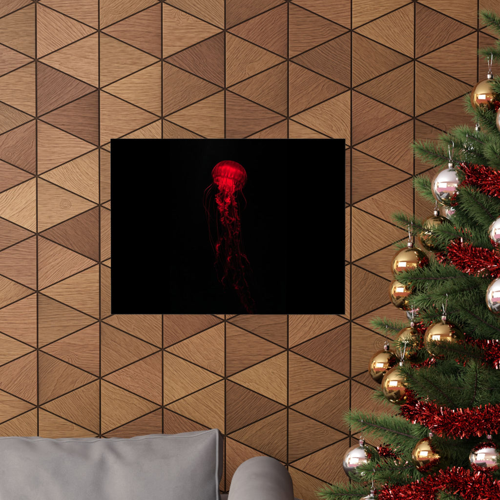 The Drifter - Red Wall Art Decor | Matte Poster (Landscape)