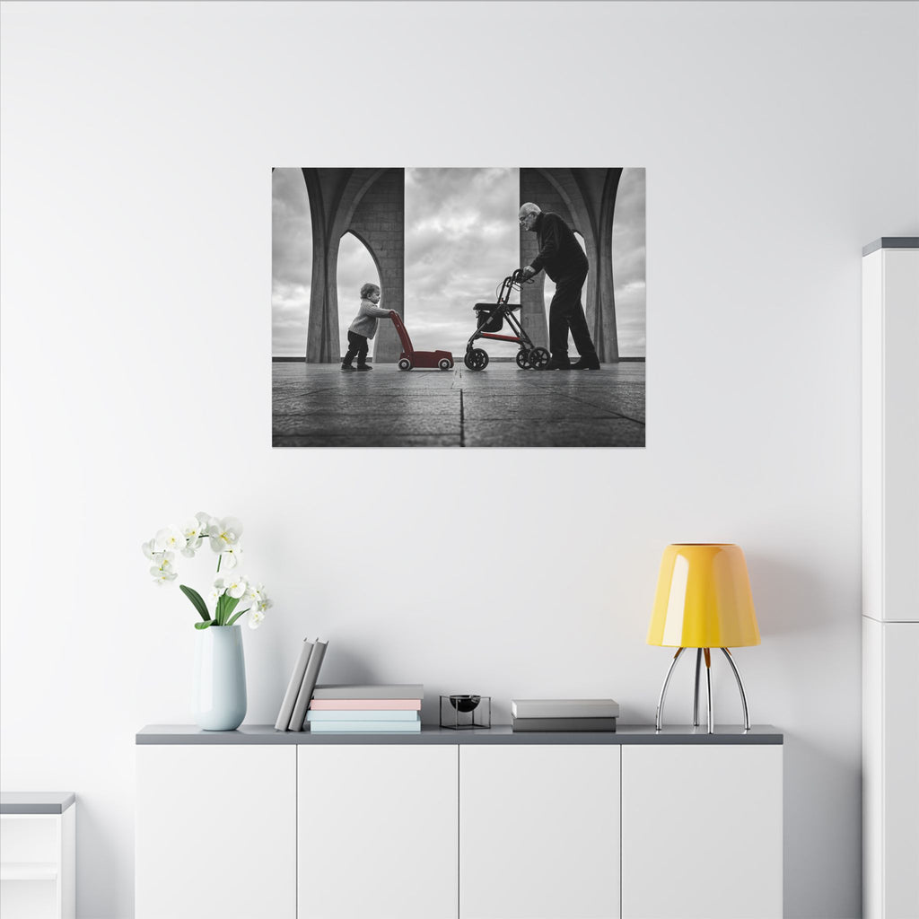 Between the Arches - Bedroom Wall Art | Canvas (Landscape)