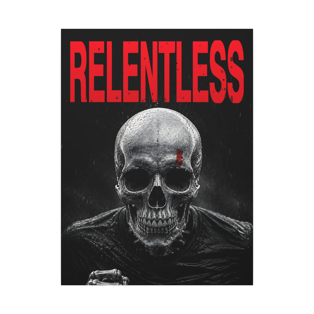 Relentless - Skull Wall Art | Canvas