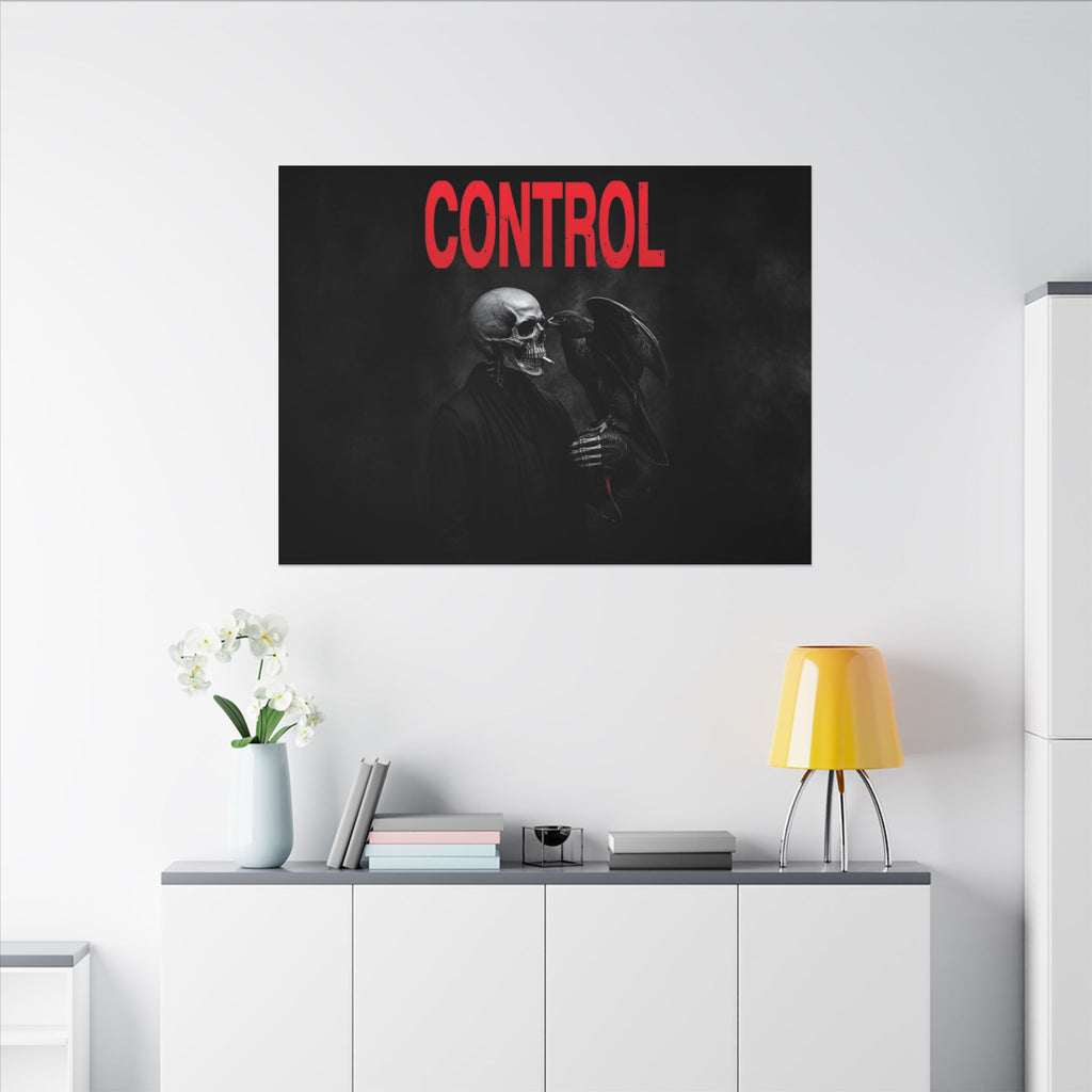 Control - Gothic Raven Artwork | Canvas (Landscape)