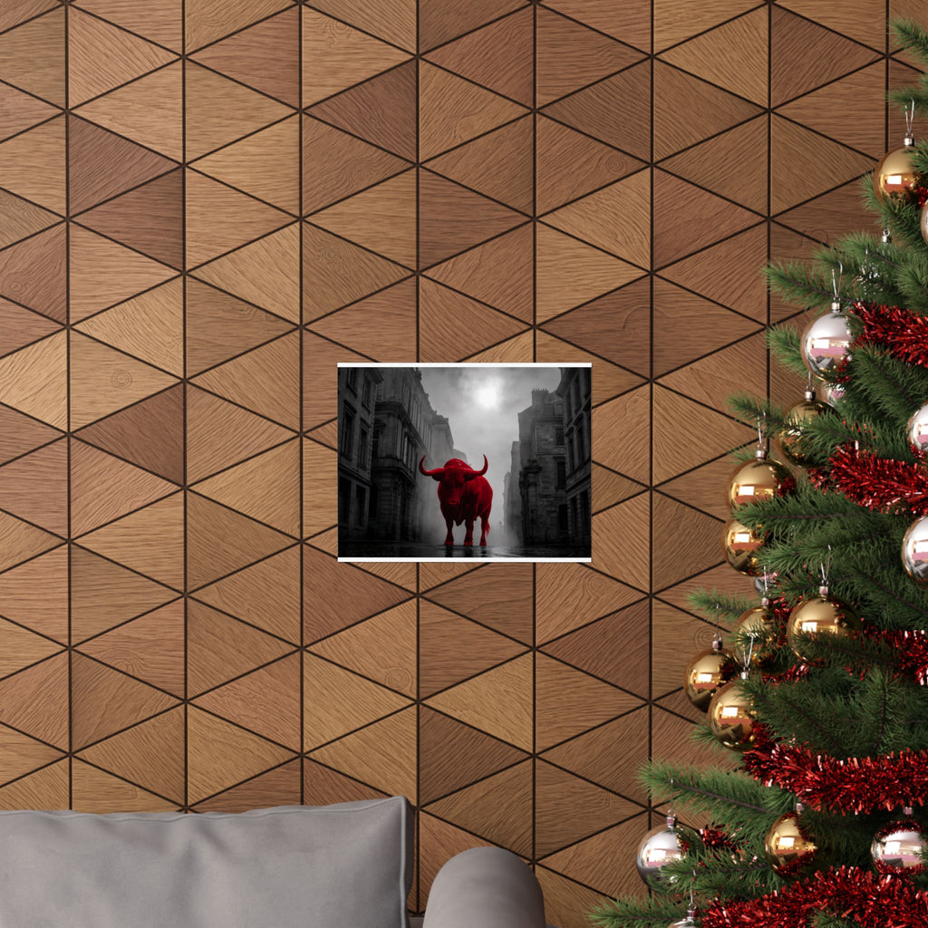 The Bull - Business Wall Art | Matte Poster (Landscape)