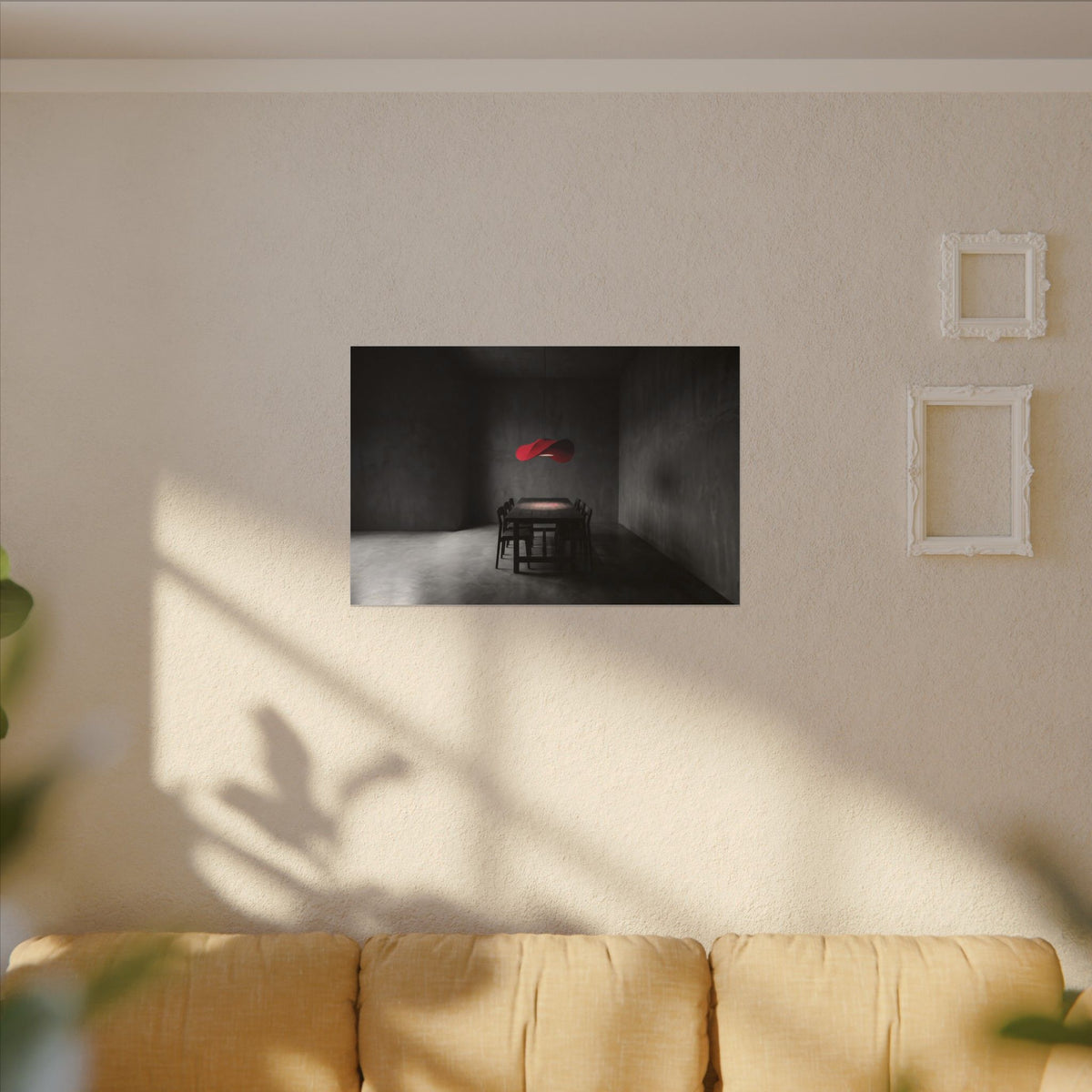 The Light Over the Table - Dining Room Wall Art | Canvas (Landscape)
