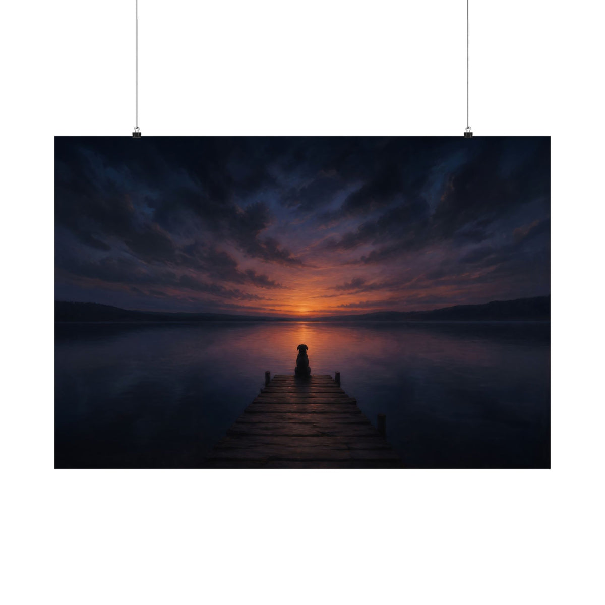 The Wait - Bedroom Wall Art | Matte Poster (Landscape)