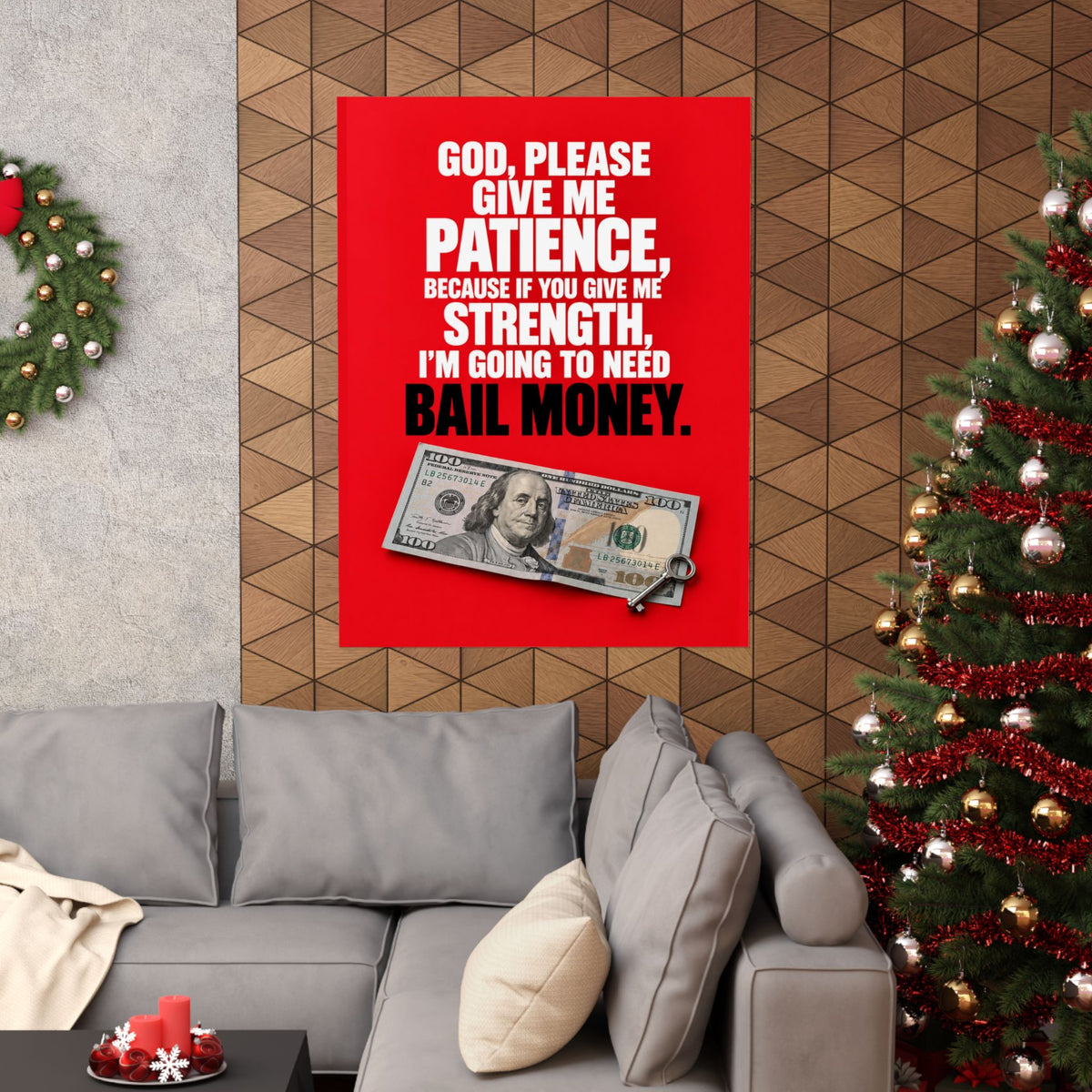 Bail Money - Meme Wall Art | Matte Poster