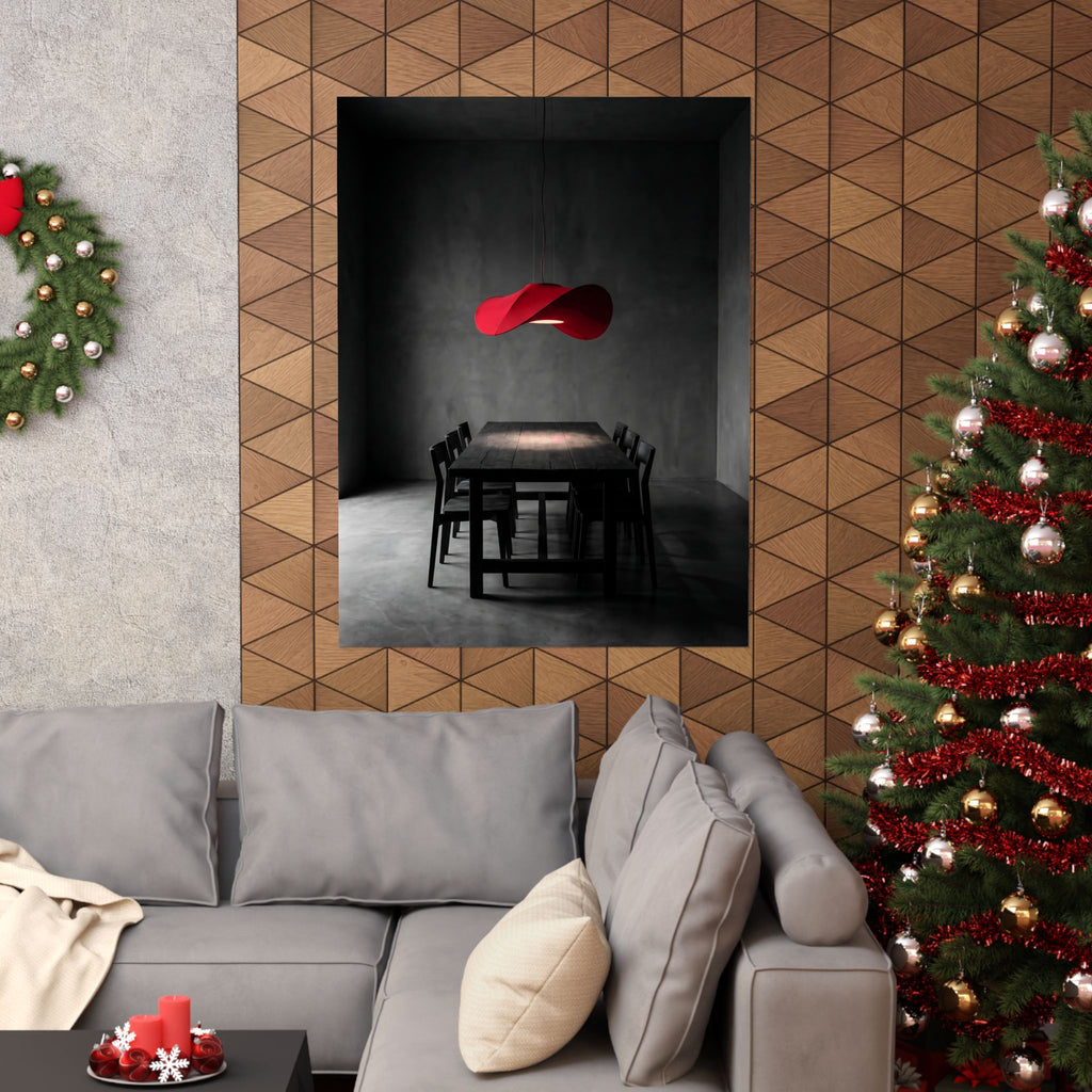 The Light Over the Table - Dining Room Wall Art | Matte Poster