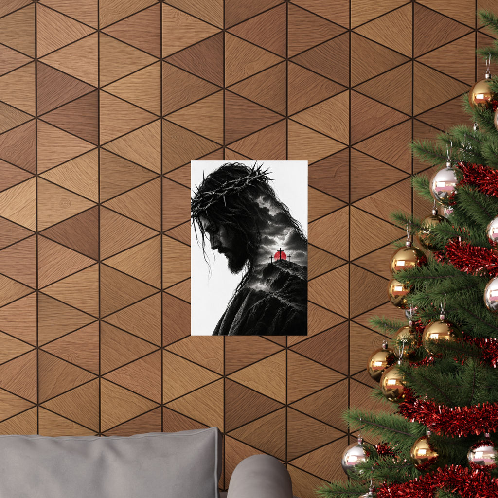 Three Crosses - Christian Wall Art | Matte Poster