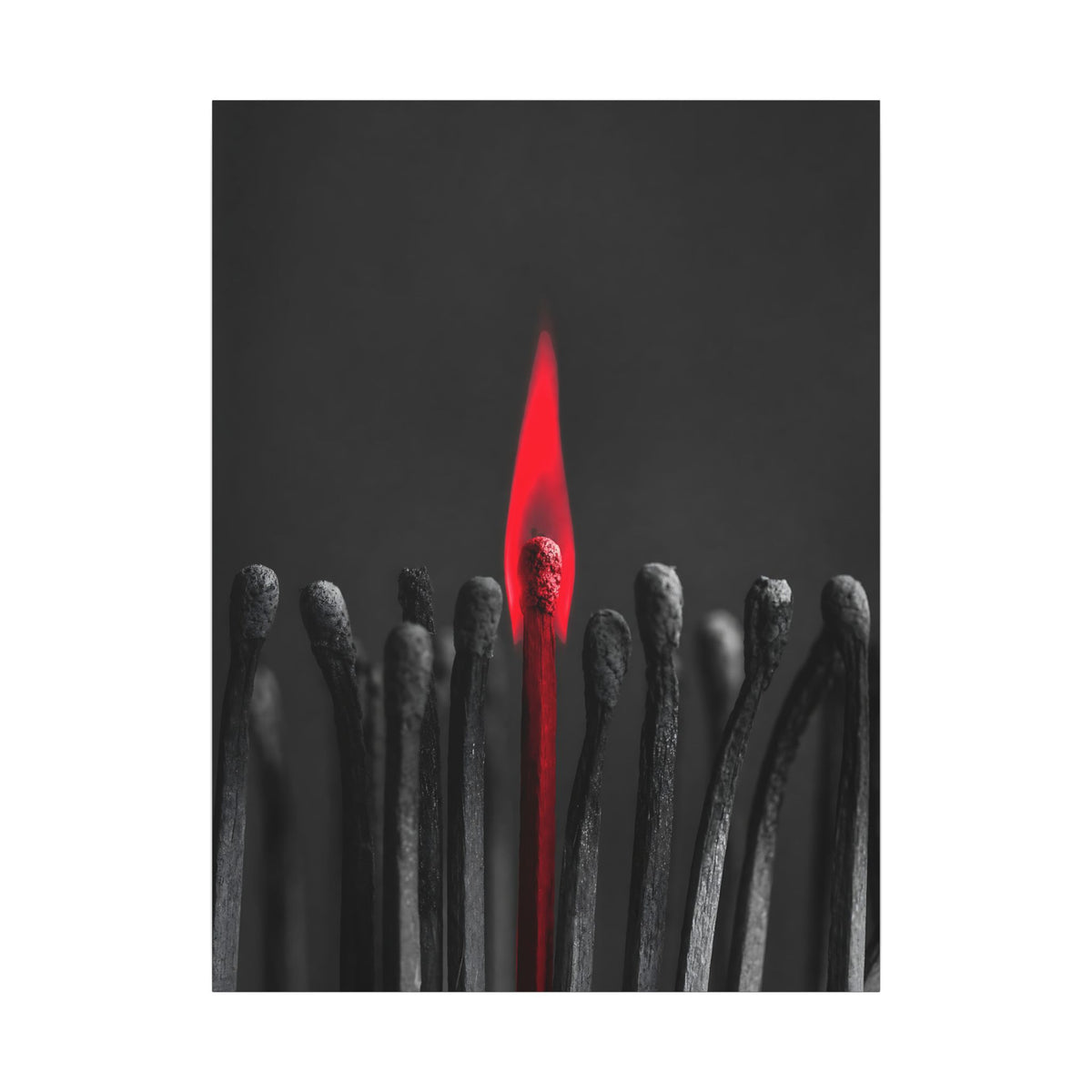 The One Still Burning - Office Wall Art For Men | Canvas