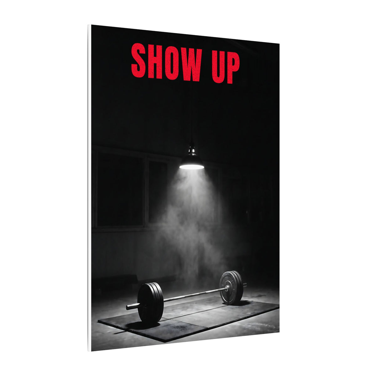 Show Up - Gym Wall Art | Canvas