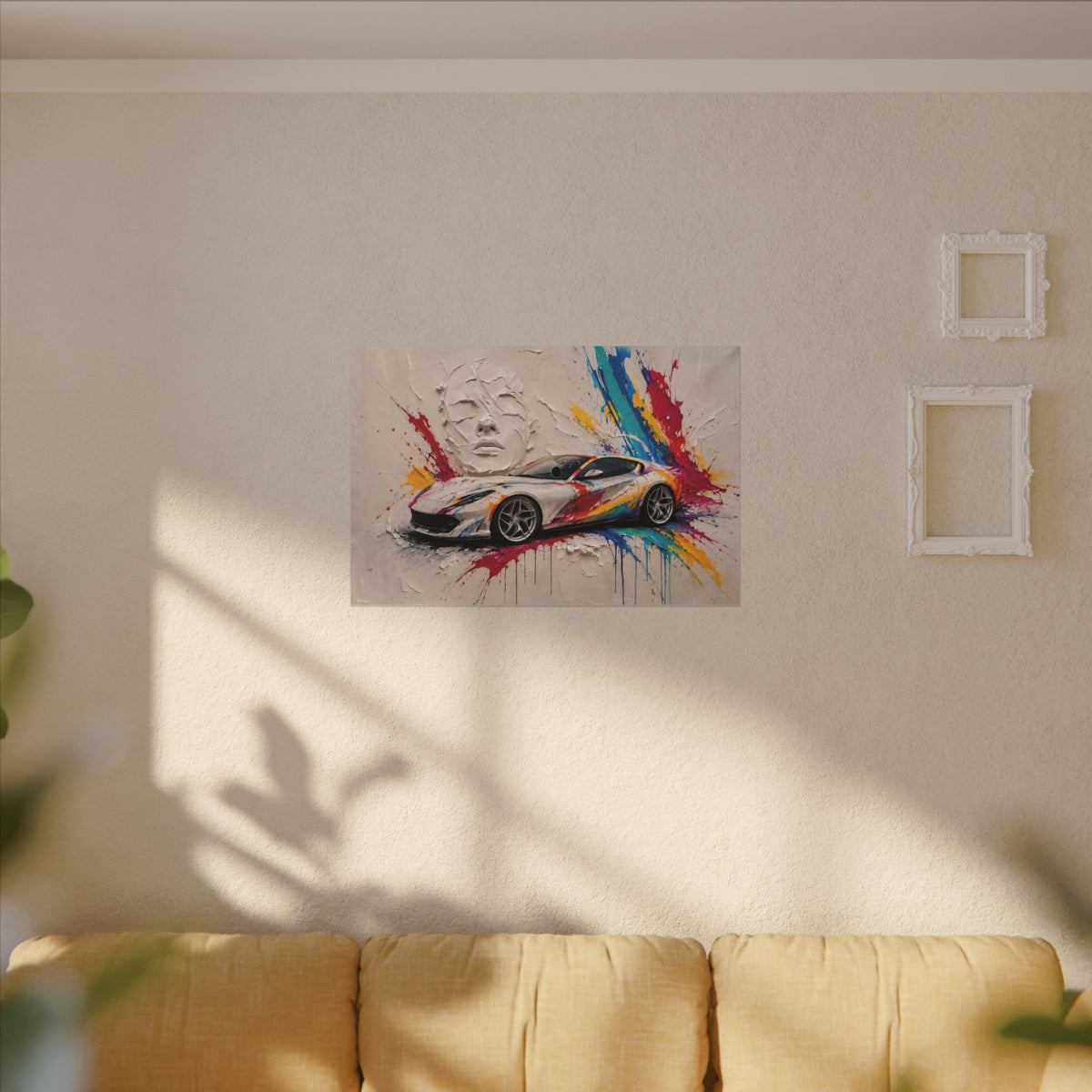 Full Throttle Wide - Supercar Splash Art Landscape | Canvas