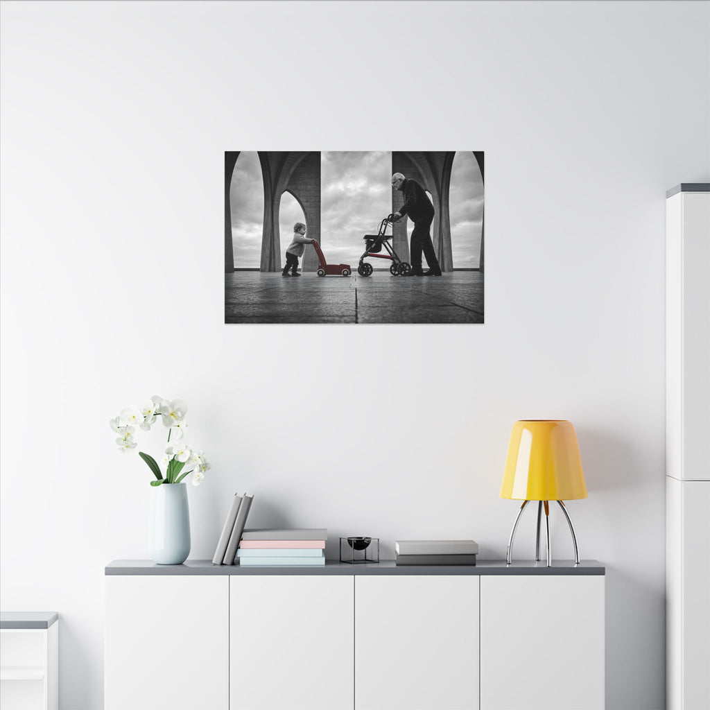 Between the Arches - Bedroom Wall Art | Canvas (Landscape)